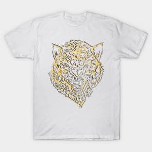 gold tiger T-Shirt